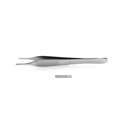 Adson Forceps - Tips Impregnated W/ Fine Tungsten Carbide Dust