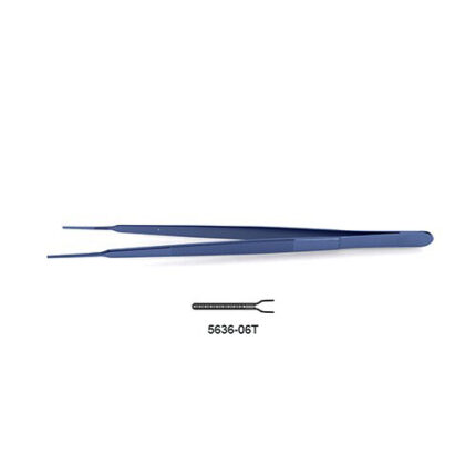 CV Elite - Titanium Gerald Debakey Forceps - 1.0 mm Straight Tip